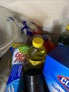 Cleaning supplies (in basement)