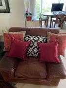 6 throw pillows
