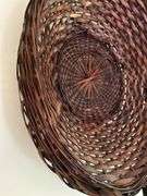 4 Japanese Ikebana baskets, various designs and weaves