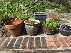 8 smaller pots