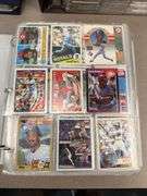 3 Binders of Baseball, Basketball, and football collector cards