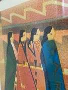 Framed and matted 23” x 30” picture “The Robes II” signed Virginia Stroud