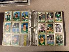 3 Binders of Baseball, Basketball, and football collector cards