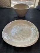 Ceramic dishes by Casa mia, Fortunata Italy, 2 different finishes