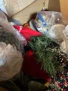 7 boxes of Christmas items. In basement