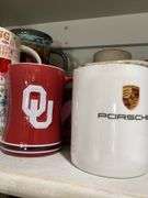 Assorted coffee mugs
