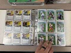 3 Binders of Baseball, Basketball, and football collector cards