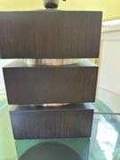 19” brown lamp