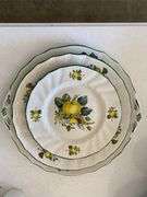6 pasta bowls, 4 piece yellow bird plate set “Villeroy & Boch”