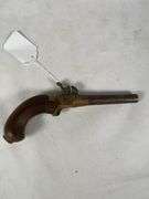 Muzzle Loading brass & steel pistol