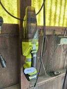 RYOBI trimmer, vac, drill, circular saw