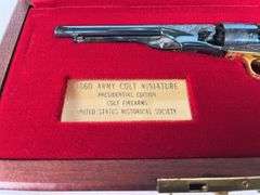 1860 Army Colt Miniature, Presidential Edition, United States Historical Society