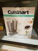 Ceramic platter, plastic containers, Cuisinart salt and pepper mills, Brita water pitcher, miscellaneous