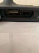 Pair of lamps cordless, recharges with USB cord 15.5” h
