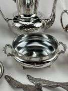 Misc collection of silver plated service