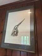 Signed and numbered 6/60  “The Fourth Night” framed picture 29” x 37.5”