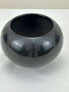 Signed Maria Martinez Blackware Pottery Bowl