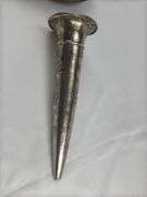 Silver trays, cup, fluted cone