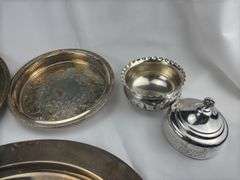 Collection of Silver plate and stainless Service