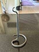 Pair of Hand-Forged Iron Candle Holders