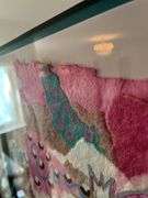 Paper pulp abstract artwork signed by Dion
