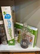 Crock-pot, pizza cooker, electric skillet, vases, bottles, sodastream machine