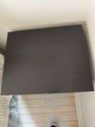 2 drawer side table. 16” d X 19” w X 22” d