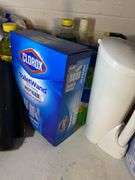 Cleaning supplies (in basement)