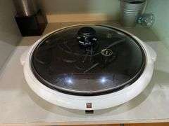 Crock-pot, pizza cooker, electric skillet, vases, bottles, sodastream machine