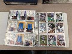 3 Binders of Baseball, Basketball, and football collector cards