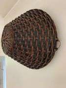 4 Japanese Ikebana baskets, various designs and weaves