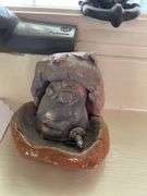 Knick knacks in window sill