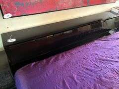 Black Lacquered finish complete King Size Bed