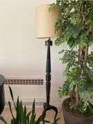 76” floor lamp, 3 legged wood maritime theme