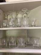 Glassware, 5 shelves