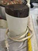 Crockpot, coffee carafe, blender, Krupa coffee grinder
