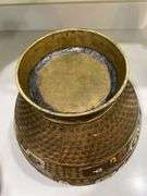 Copper vases, ash trays