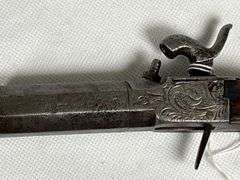 Large bore black powder pistol