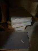 Contents of 5 doors, books, planters, metal box, VHS tapes, miscellaneous (in basement)