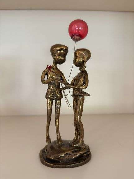 Malcolm Moran bronze sculpture 5 1/2"