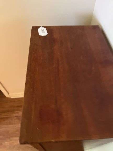Vintage Walnut Record Cabinet