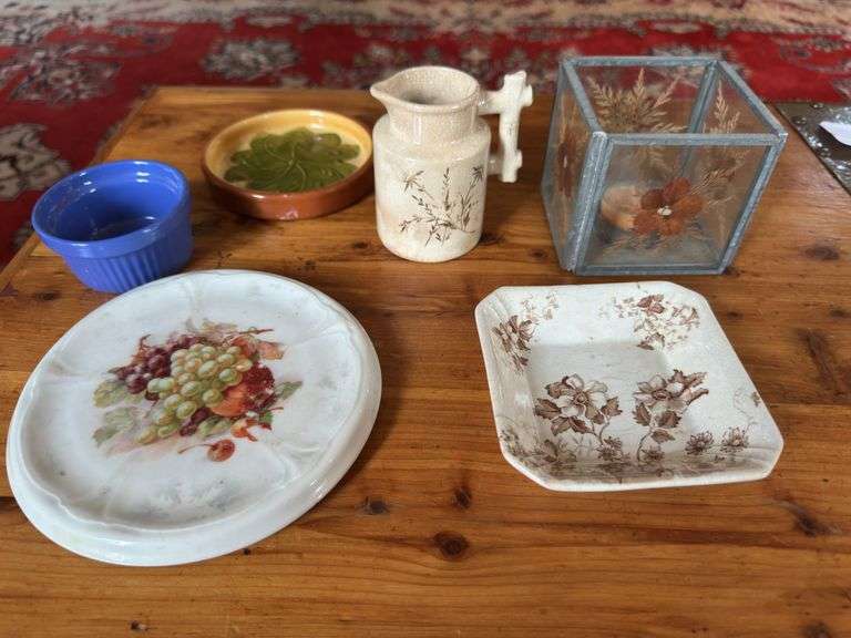 Hanley dish, candle holder, creamer, coaster, trivet image