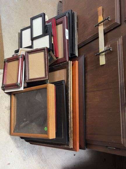 Lot of picture frames image
