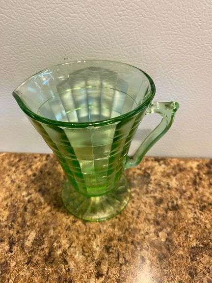 Uranium glass pieces