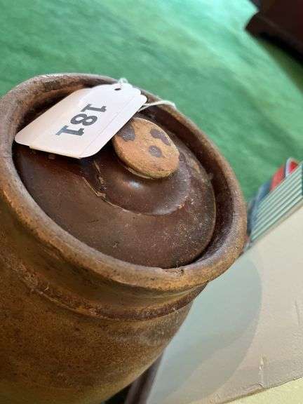 11” apple butter jar (has age line)