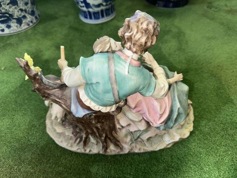 Porcelain figure by Duval “The Shepards”