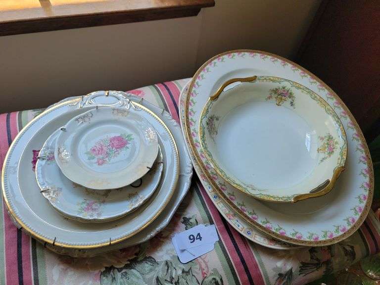 Porcelain Platters, Plates, Dishes