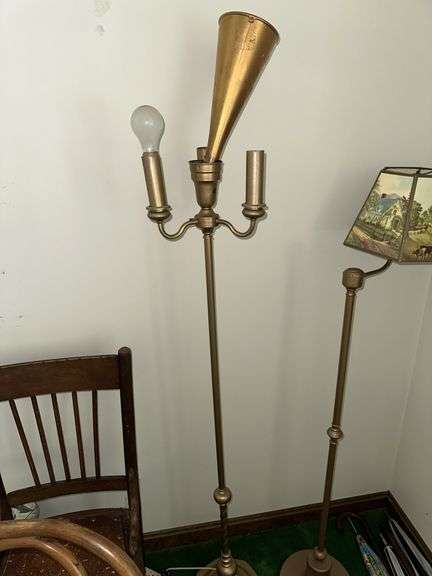 2 floor lamps