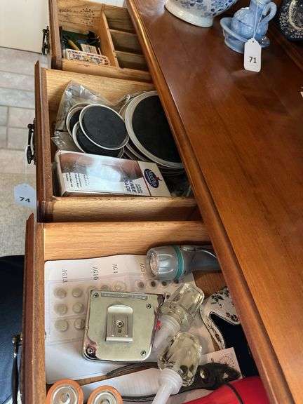 Contents of 3 drawers