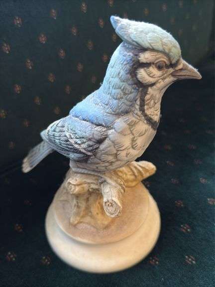 Lefton blue jay 7", pair of Sylvan China & CMC cherub figurines, 2 Homco figurines
